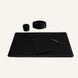 Maxi Regenerated Leather Desk Set Limaс - Ebe 5 Black