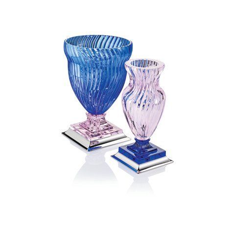 Baldi - Ваза кришталева GHIANDA blu-pink 442093 155L PAL фото