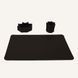 Genuine Leather Desk Set Limaс - Leilux Dark Brown