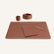 Maxi Regenerated Leather Desk Set Limaс - Ebe 5 Brown
