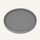 Round Leather Valet Tray Limaс - Velma Light Grey
