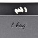 Steel and Leather Magazine Rack Limaс - L Bag 02 Dark Brown