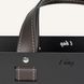 Steel and Leather Magazine Rack Limaс - L Bag 02 Dark Brown