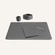 Maxi Regenerated Leather Desk Set Limaс - Ebe 5 Grey