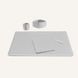 Maxi Regenerated Leather Desk Set Limaс - Ebe 5 White