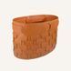 Woven Leather Magazine Rack Limaс - Taris Brown