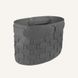 Woven Leather Magazine Rack Limaс - Taris Grey